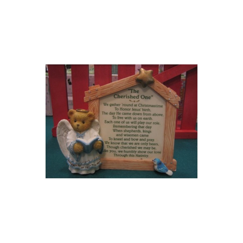 Nativity Prayer Plaque Cherished Teddies 176362