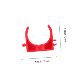 Operitacx Management Card Easy to Use and Install Holder PVC Clamp Band for Corrosion Resistance