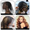 Luinabio 5 Pcs Hair Net Black Stretchy Weaving Net Accessories,