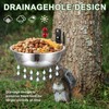 Squirrel Feeders for Outside, Metal Squirrel House for Outdoor, Durable