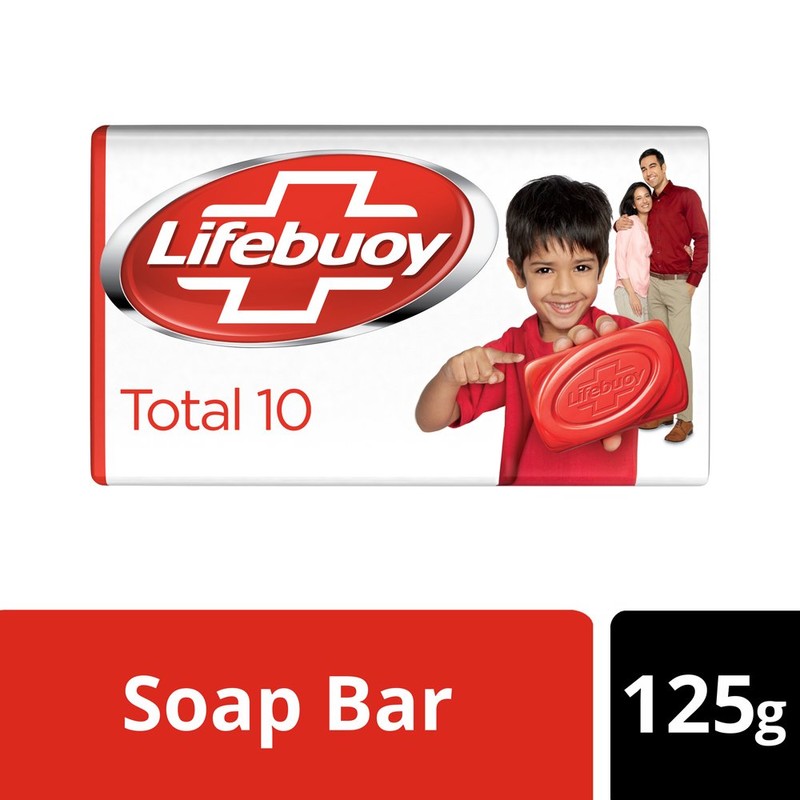Lifebuoy Total 10- Soap Bar - 125g X 3 Bars