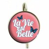 Miss Kha Key Holder "La Vie Est Belle", Pink -
