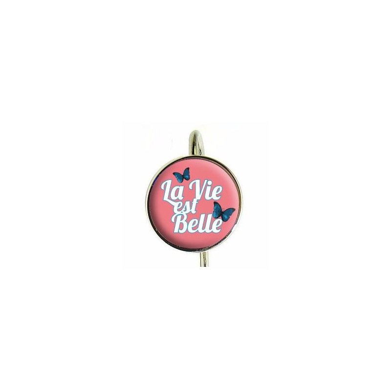 Miss Kha Key Holder "La Vie Est Belle", Pink -
