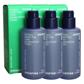 Innisfree Retinol Green Tea PDRN Skin Booster Toner 170ml x3 / 이니스프리 레티놀 그린티 PDRN 스킨부스터 토너 170ml x3개