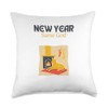 “New Year, Same God” - Cozy Fireplace Faith Design Throw