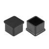 sourcing map Rubber Furniture Caps 25mm x 25mm Square Shaped