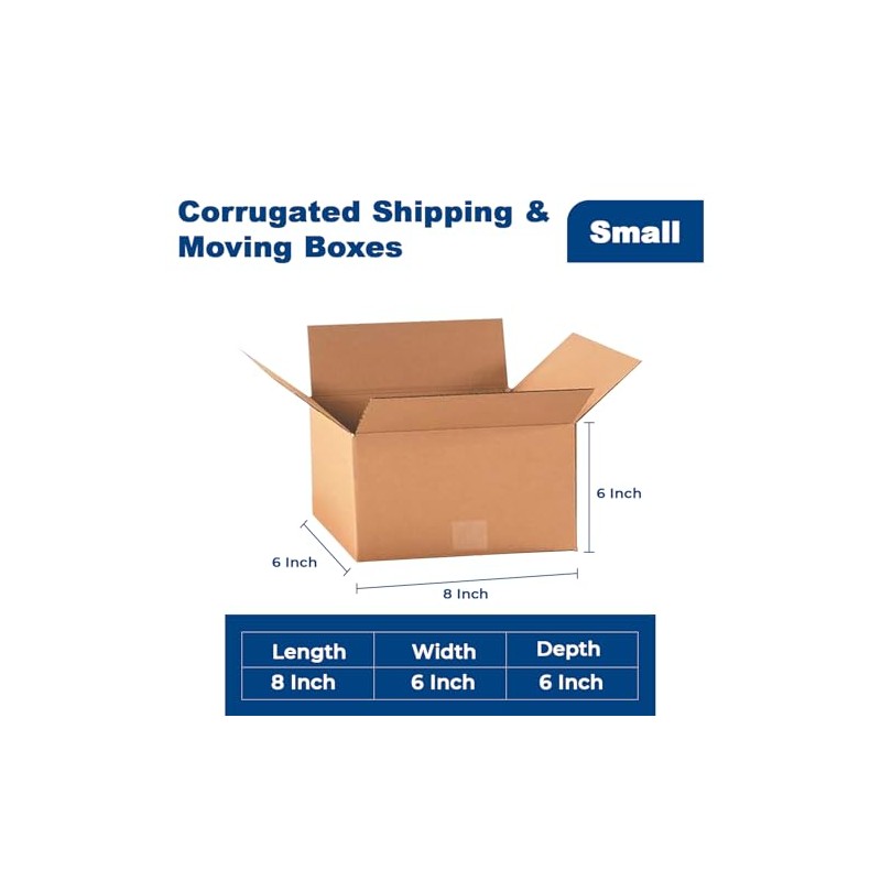 8x6x6""|| 203 x 152 x 152mm || AKAR Small Parcel