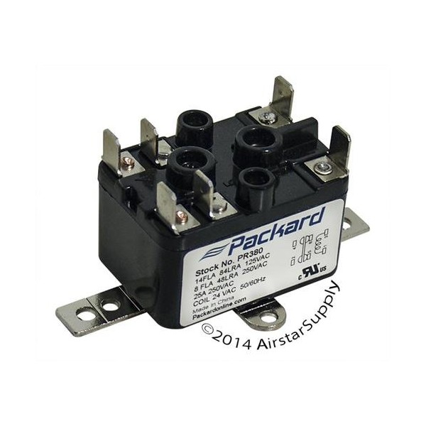 Coleman • 90-380 Replacement Heavy Duty Switching Fan Relay SPST 1-NO , 1-NC 24 V Coil