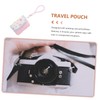 Ipetboom Small Cotton Camera Pouch: Travel Storage Bag Protection Organizer