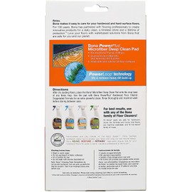 Bona PowerPlus Microfiber deep Clean Padfor Multi-Surface Floors 3 Pack