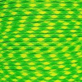 Paracord Planet Nylon 550lb Type III 7 Strand Paracord Made in the U.S.A. -Neon Green & Neon Yellow-