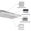 SNDOAS Under Cabinet Range Hood 30 inch Stainless Steel 230CFM