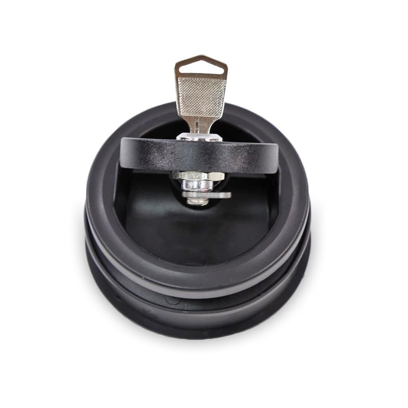 T-H Marine Anchor Handle Lock Black with Black Handle (AL-1-DP)