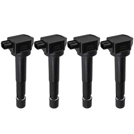 SCITOO 4Pcs Ignition Coil UF629 for Honda CR-V 2.4L 2010-2014 for Crosstour 2.4L 2012-2015 for Accord 2.4L 2008-2012 for Acura TSX 2.4L 2009-2014 for ILX 2.4L 2013-2015 ICA65394 GN10369