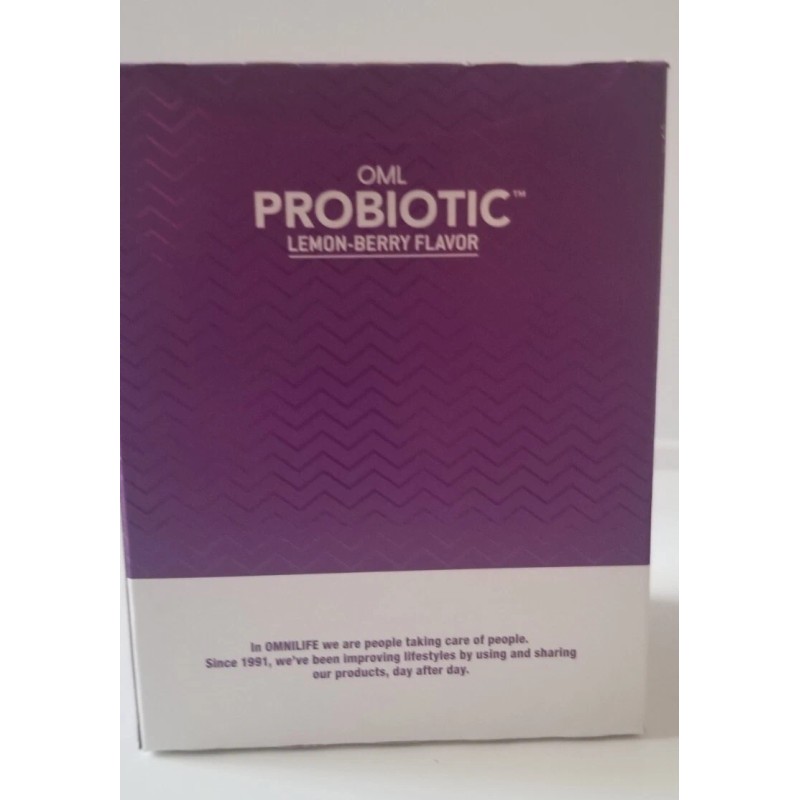 omnilife oml probiotic caja con 30 sobres savor Limon Berry