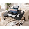 Portable Folding Laptop Desk Bed Tray Table with Foldable Legs
