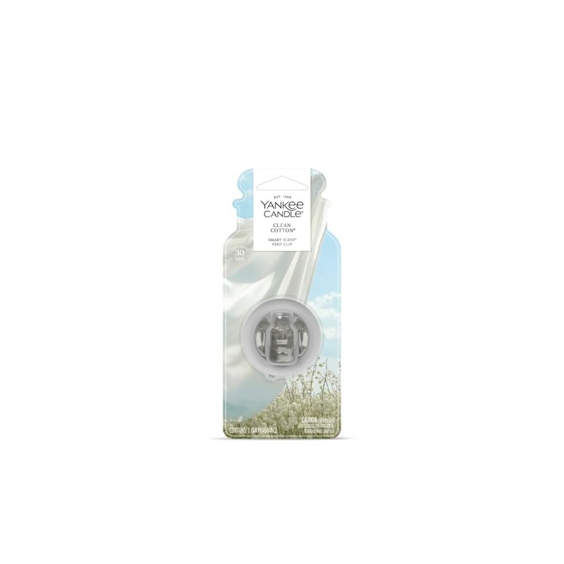 Yankee Candle Smart Scent Vent Clip Clean Cotton