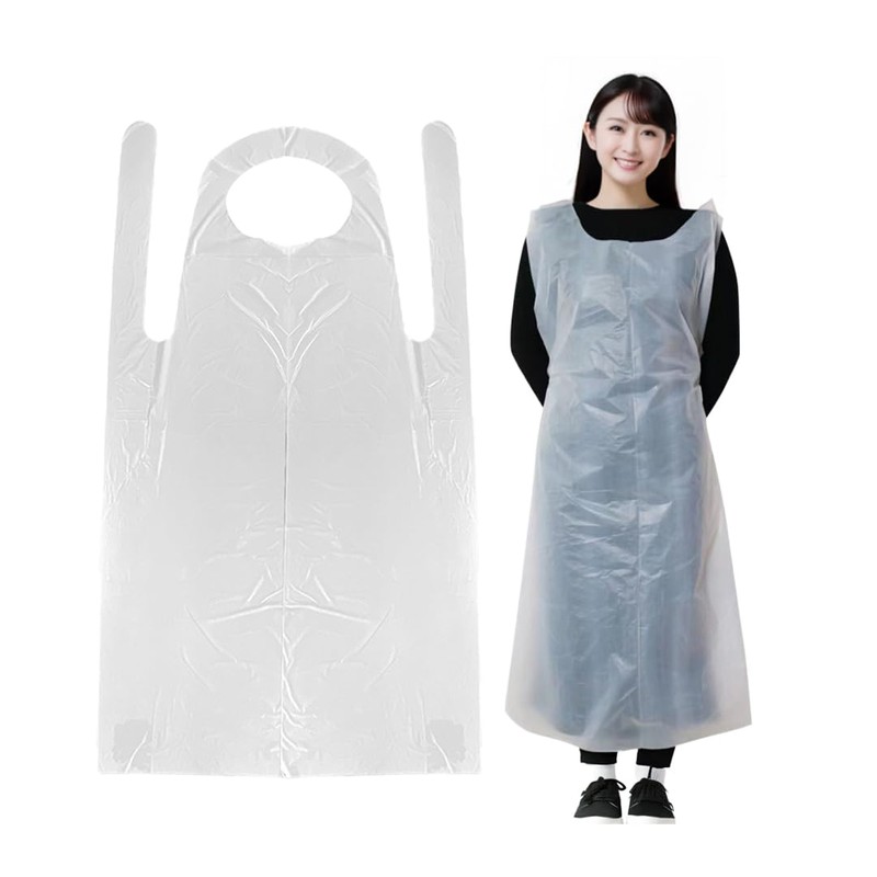 Start.side Disposable Apron, Waterproof, Nursing, Meal, Cleaning, Vinyl, For Cleaning,
