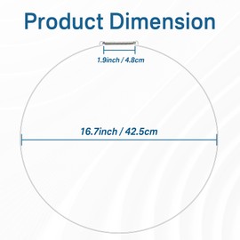 Washer Front Panel Door Boot Spring Clamp Assembly for LG Electronics 2W20017E Washing Machine Boot Steal Retaining Ring