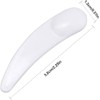 50pcs Curved Disposable Facial Cream Spatulas for Waxing and Makeup
