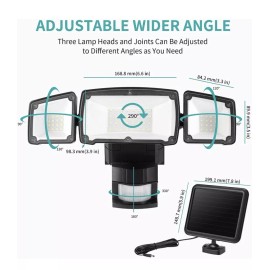SOLAR LED Solar Power Spot Light Motion Detector Flood House Home Garage Shed Barn
