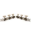 harpfeas 3-on-a-plate Guitar Tuning Pegs Chrome Plated Machine Heads Keys,