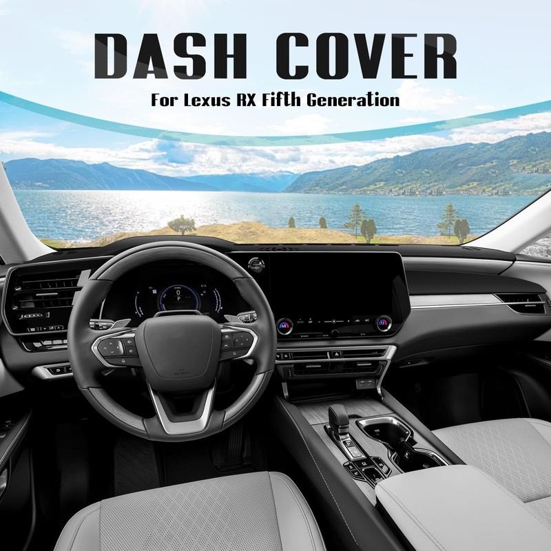 FIILINES Dash Cover for 2023-2025 Lexus RX RX350 RX350h RX500h,