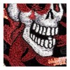 Joker Face With Red Jester Hat Patch, Small Size