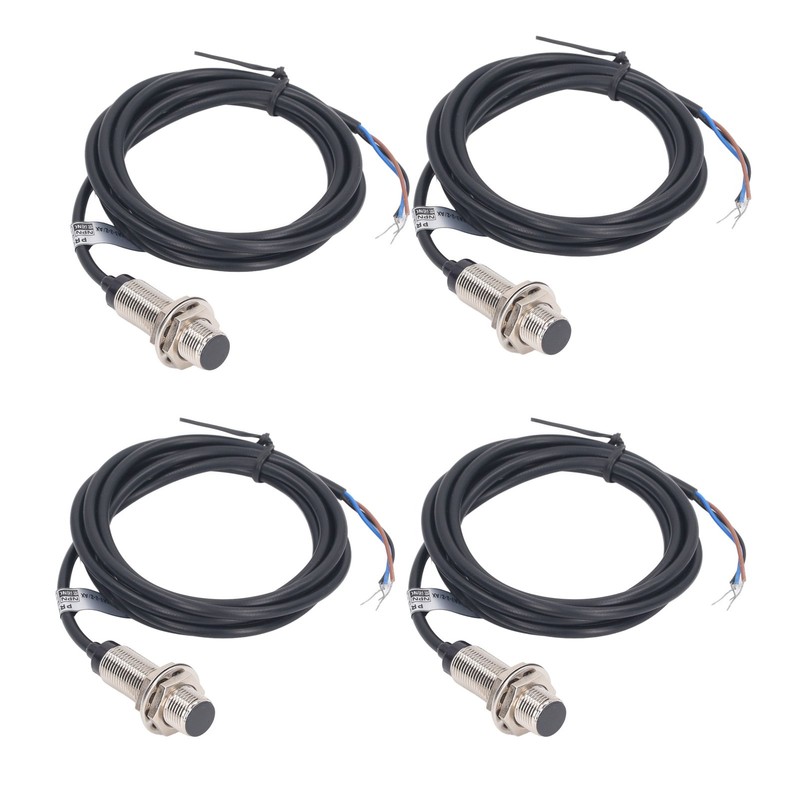 4 Set Inductive Proximity Switch 12mm Dia NPN DC 3