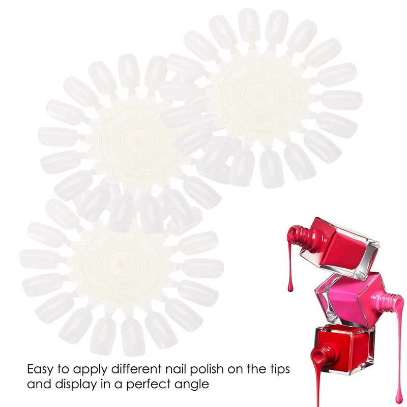 Rotekt 10Pcs/set Nail Display Stand False Tips Nail Polish Gel