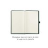 Miquelrius - Notebook, Hard Cover, Sturdy Vinyl Leather, Elastic Closure,