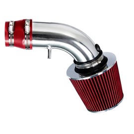 Rtunes Racing Short Ram Air Intake Kit + Filter Combo RED Compatible For 90-99 Toyota Celica ST GT GTS