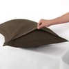 PiccoCasa Pillow Shams Double Brushed Microfiber, 2 Packs Pillowcases with