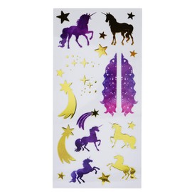 BSA Pinewood Derby Car Peel N' Stick Decal Sticker - Unicorn Galaxy Boy Scouts of America