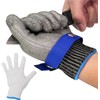 DONFRI Work Gloves, Cut Resistant Gloves, Level 9, Blade-Proof, Work