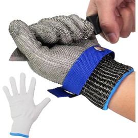 DONFRI Work Gloves, Cut Resistant Gloves, Level 9, Blade-Proof, Work Gloves (S)