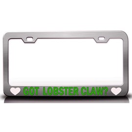 Custom Brother - GOT Lobster Claw Flowers Metal Car SUV Truck License Plate Frame Ch l28