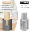 GRKJGytech Bathroom Cup Dispenser, Small Disposable Paper Cup Holder, 2