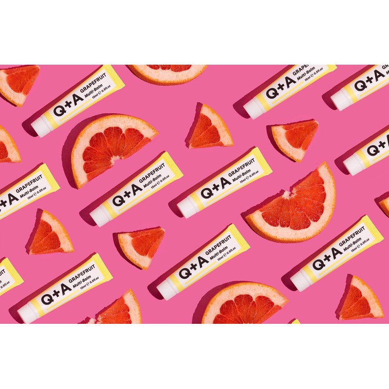 Q+A Grapefruit Multi-Balm - Jojoba, Cocoa Butter, and Grapefruit Infused