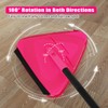 Wall Mop with Long Handle 80 inches, Upgraded 180? Collapsible