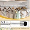Closet Rod, 17 to 87 Inch Stainless Steel Adjustable Closet