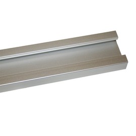 Roll Control Anodized Aluminum Mounting Track Rail, 4Foot