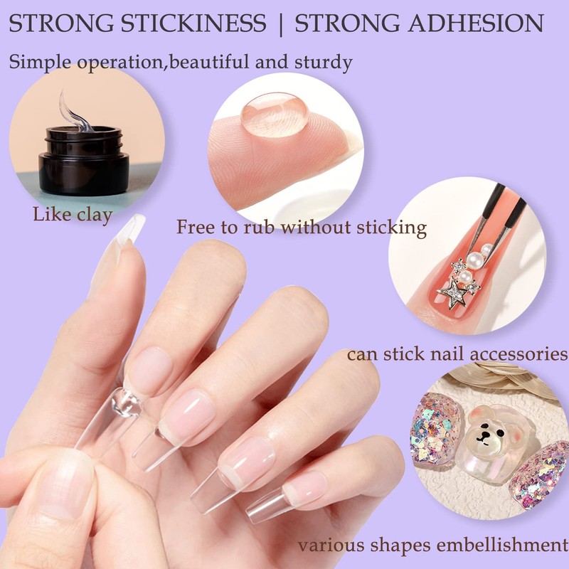 Solid Nail Tips Gel Nail Art Gel Paint Solid Patch