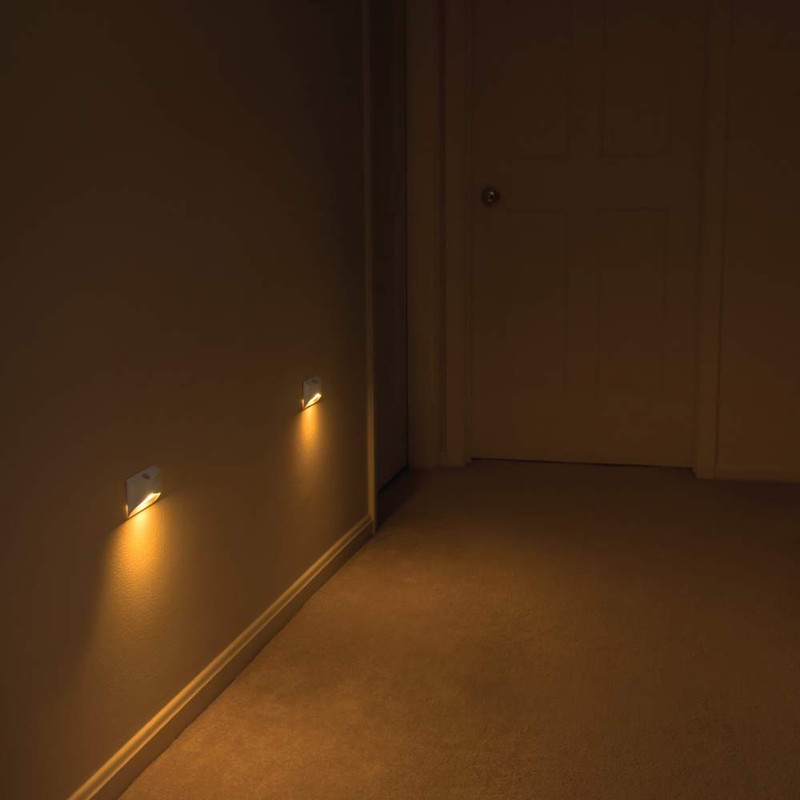 Mr Beams MB710A Amber LED Night Light - White