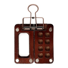 Bojueshaw Walnut Wood 8-Color Palette – Mini Portable Painting Palette for Travel, Sketching, and Outdoor Art, Durable and Easy to Carry