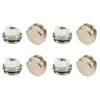 x4 Air Bleeder & Blank Cap Set Manual Radiator AIR