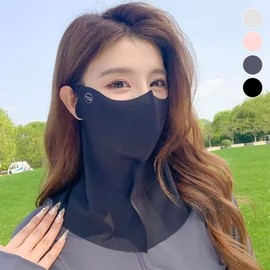 3D Hemline Airhole UV Protection Cooling Mask ELS-087 Gray/FREE 3ea