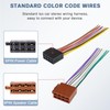 Universal ISO Car Radio Stereo Wiring Harness Adapter, Car Audio