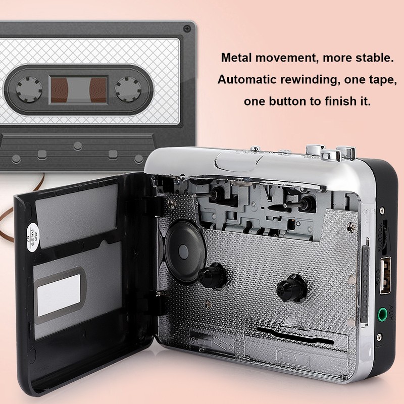231 Stereo Cassette Player USB2.0 Flash Disk Tape to MP3
