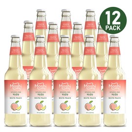 Moshi Sparkling Drinks - White Peach Yuzu (12 Bottles)